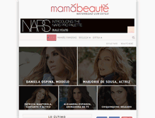 Tablet Screenshot of mamabeaute.com